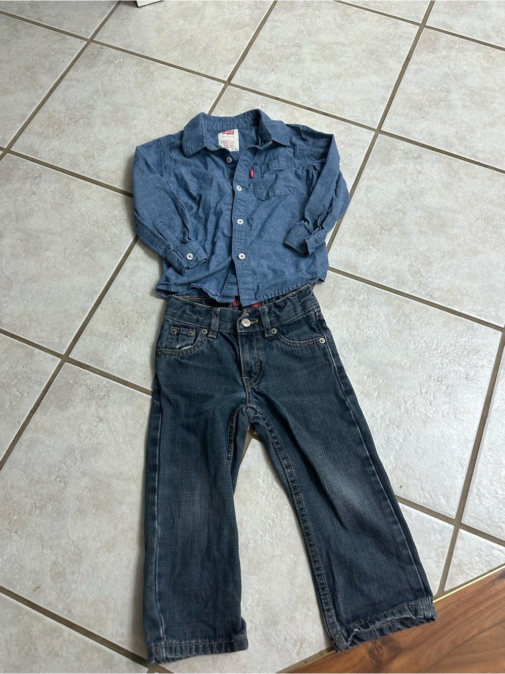 Levi's Boys Outfit (Jeans + Shirt)